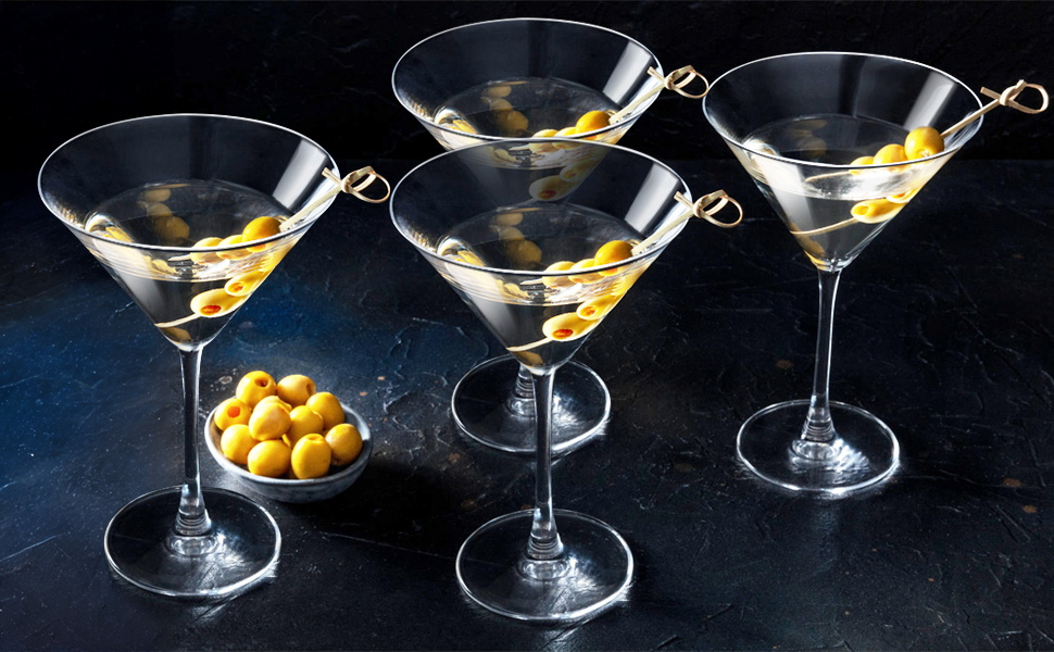 Набір склянок для коктейлів ParaCity (4 шт.), 180 мл: Мартіні, Маргарита, вечірка, кейтеринг