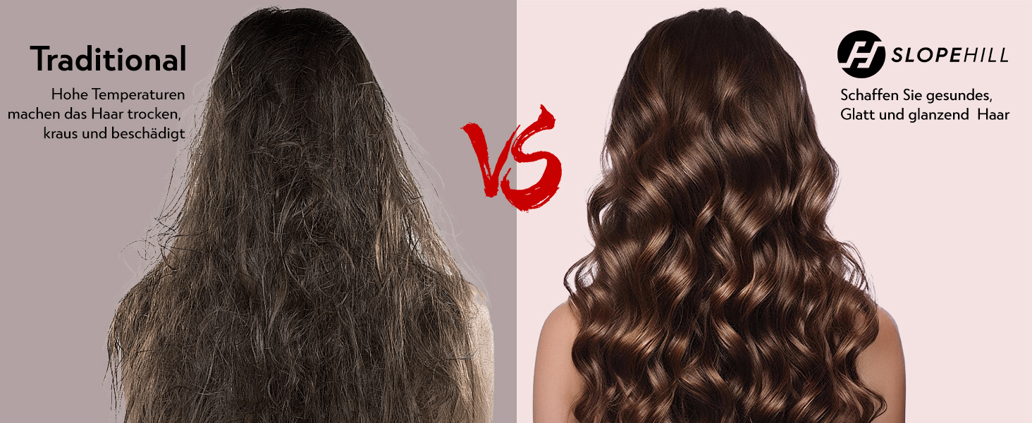 Slopehill Airstyler 5 в 1: Іонізатор, Фен, Щітка для об'єму, Локони, Випрямляч. Чорний