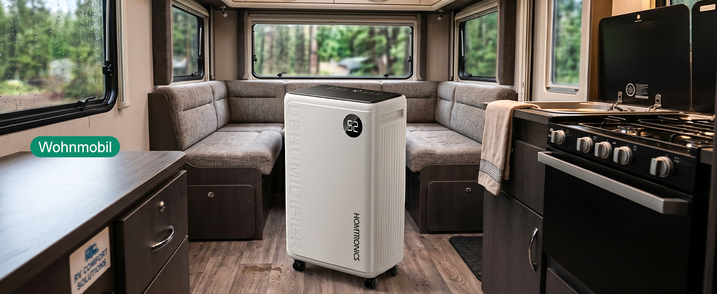 Електричний осушувач повітря Homtronics, 3 режими роботи, білий
