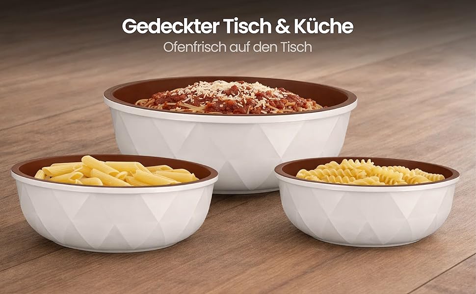 Набір посуду 9 предметів з антипригарним покриттям Diamant Beige: каструлі та сковорідки для всіх плит, включаючи індукційні. Без PFOA/PFAS