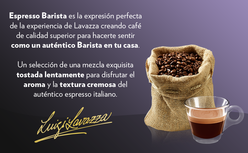 Кава в зернах Lavazza Espresso Barista Intenso, інтенсивність 9/10, середній обсмал, 1 кг (набір 2 упаковки)