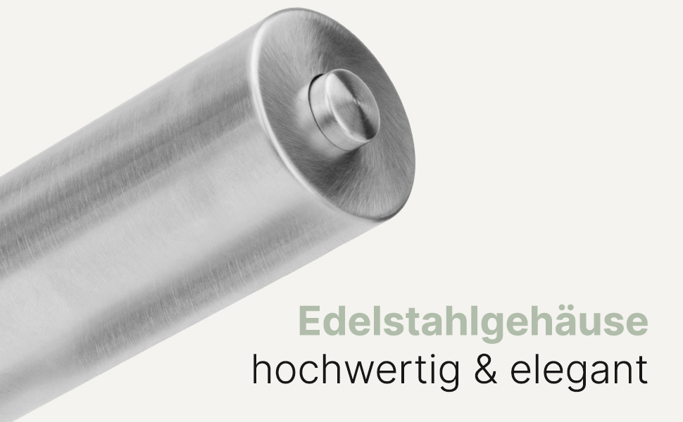 Електрична мельниця Clatronic® для солі та перцю | Керамічний жорно | Регулювання помелу | З підсвіткою | Зручна в використанні | PSM 3004 N