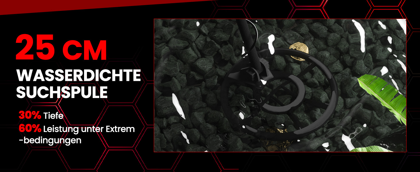 Металодетектор DR.ÖTEK Profi Set: легкий, для дітей та дорослих, з Pinpoint, пам'яттю, вологостійкий, 5 режимів, висока точність. Комплект з лопаткою