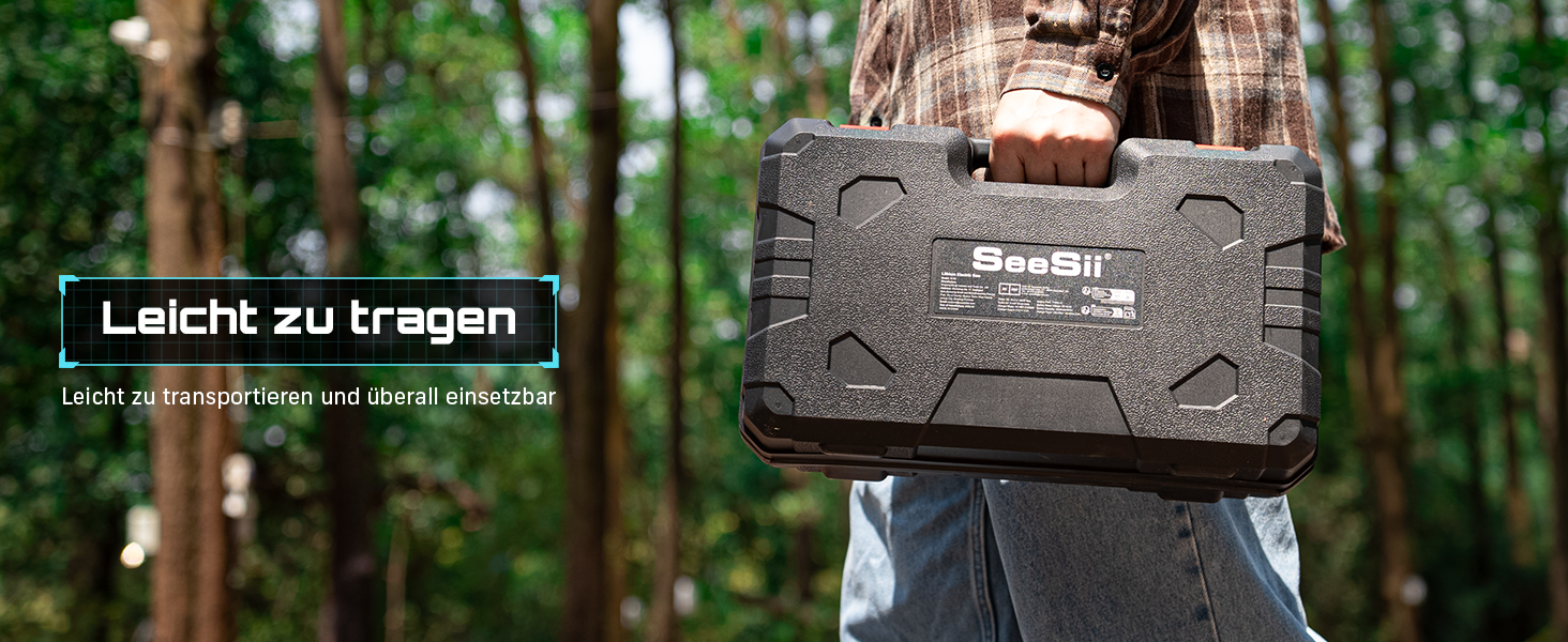 SEESII Безщіткова міні-бензопила 6 дюймів, акумуляторна ручна пила з 2 * 4000 mAh акумуляторами, одноручна пила з автоматичним змащуванням, сумісна з акумулятором Makita 18V, електрична пила для дерева, гілок 6 дюймів безщіткова