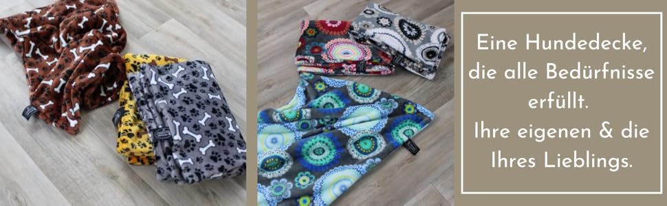 Німецька ковдра для собак, Мандала Червона, 65 x 95 см - м'яка, для маленьких та великих собак, пригодна для прання та сушіння | Мандала Червона 65 x 95 см