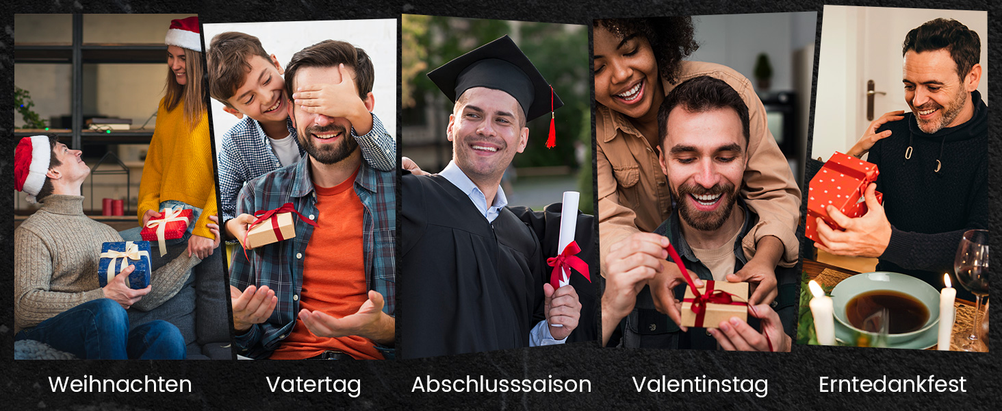 Чоловіча ланцюжок-панцир Miami Bestyle з подарунковою коробкою, 5/7/9/12.5 мм, 19/21/23 см, золото/чорний