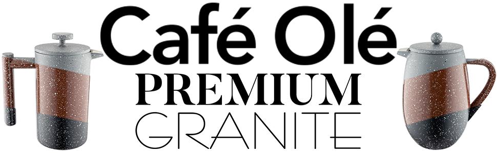 Чайник Café Olé PT-048 преміум, 1,4 л, нержавіюча сталь 18/10, безкапельний носик, порожнисті ручки, відкидна кришка, червоний граніт