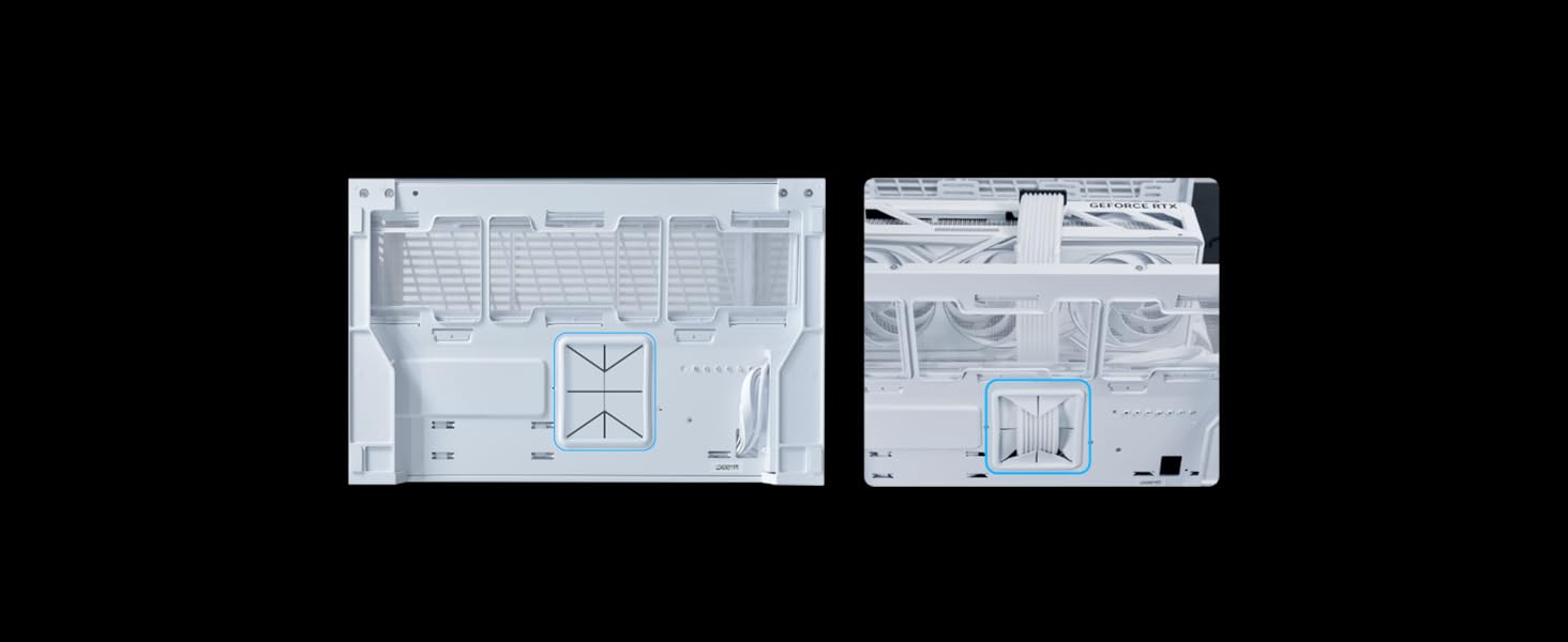 Корпус Lian Li O11 Dynamic Mini V2 Flow: компактний ATX Midi-Tower з двокамерним дизайном, скляною панеллю та модульною конструкцією. 5 вентиляторів встановлено. Чорний колір.