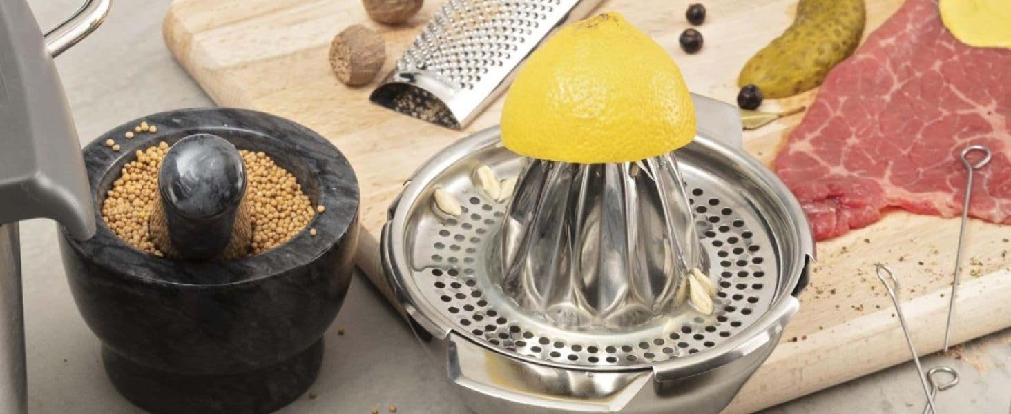 Терка Chefkoch Premium для сиру, цедри лимона та лайма з ергономічною ручкою