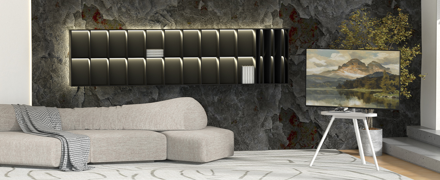 Підставка для телевізора PUTORSEN: поворотна, регульована по висоті, 43-65 дюймів, до 40 кг, VESA 400x400 (сірий або білий)