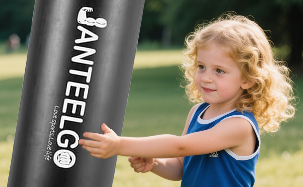 Дитячий боксерський мішок JanTeelGO 150 см для карате та боксу. Ідеальний подарунок для хлопчиків та дівчаток 3-12 років