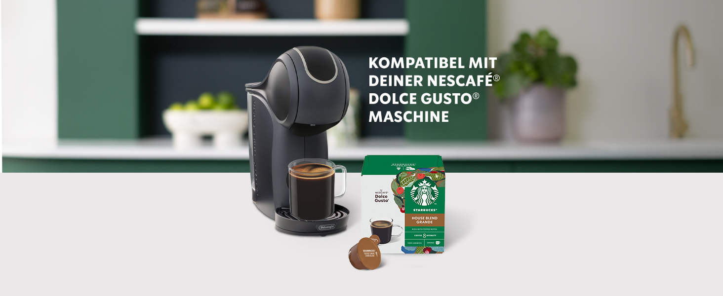 Кавові капсули Starbucks House Blend для Nescafé Dolce Gusto, середній обсмал, 72 шт (6х12)