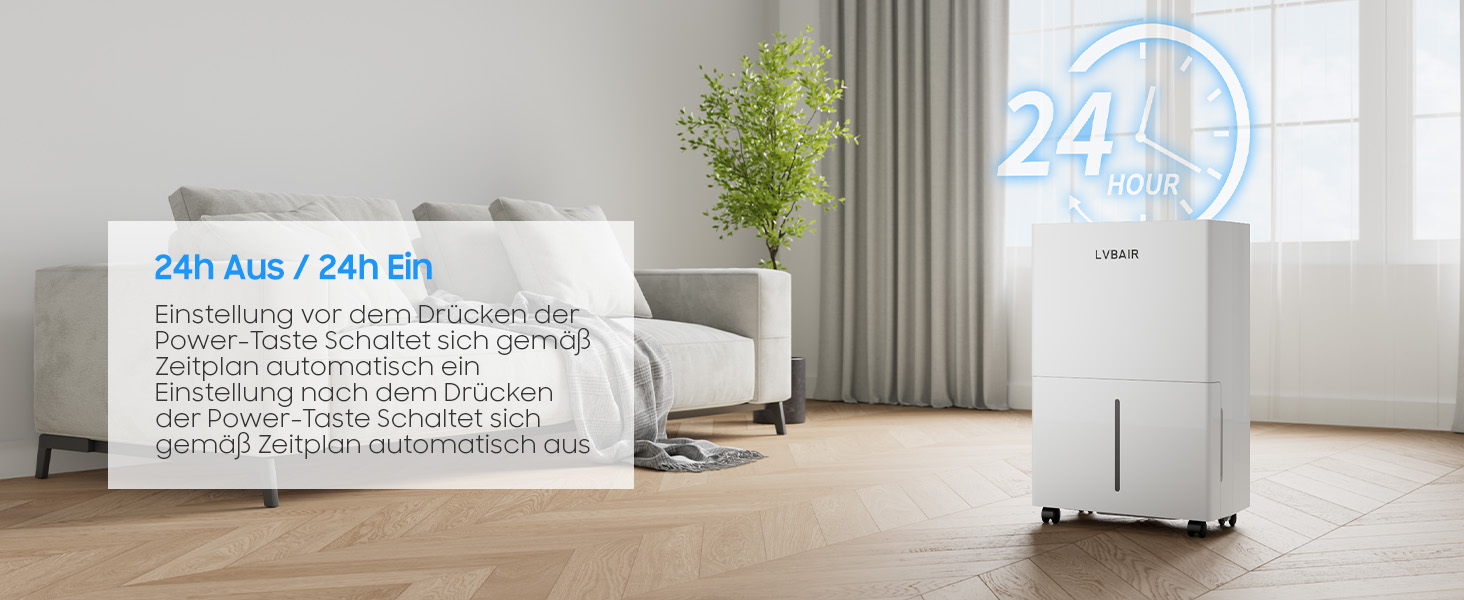 Електричний осушувач повітря 20 л/день – потужний, енергоефективний, портативний, з 3 режимами та регулюванням вологості, для дому