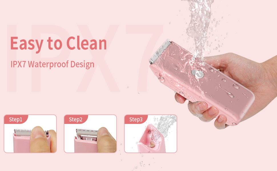 Набір для догляду за тваринами: професійна машинка для стрижки собак та котів, безшумна, акумуляторна, рожева