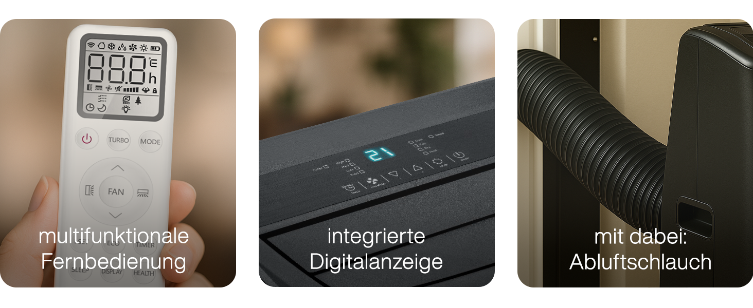 Тренажер TCL 9000 BTU (2,6kW) TAC-09CPB/NZB 3-в-1: охолодження, вентиляція, осушення. Тиха робота, таймер, нічний режим, пульт ДК. Для вітальні, офісу, спальні. Чорний колір.