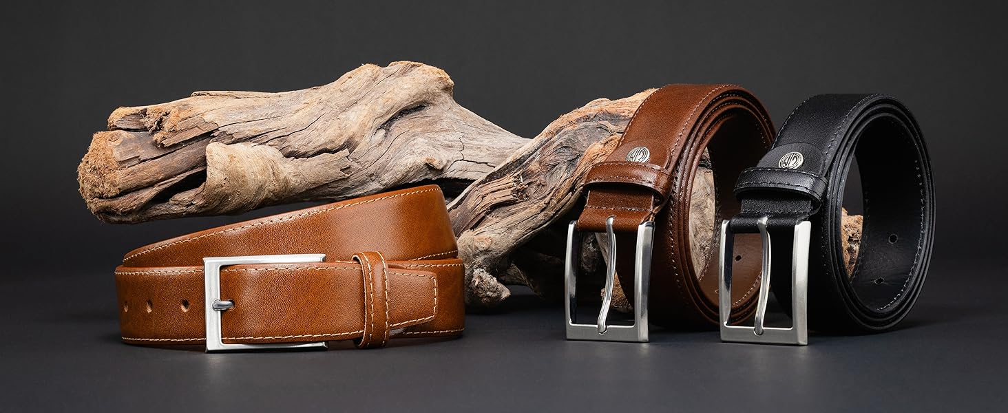 Чоловічий шкіряний ремінь Lindenmann 35 мм, білий, розмір 120 см, повна шкіра