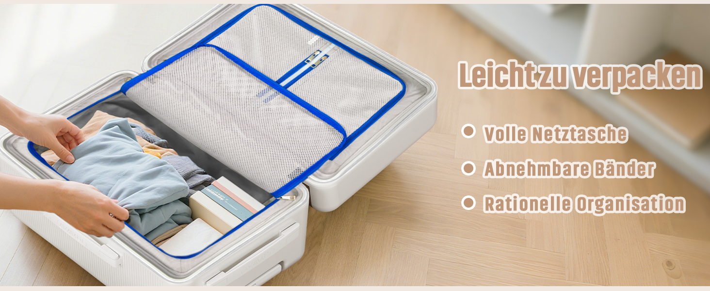 Чемодан Joyway ABS, ручна поклажа, 56 см, білий. З TSA замком, відкидним внутрішнім відділенням та подвійними колесами.