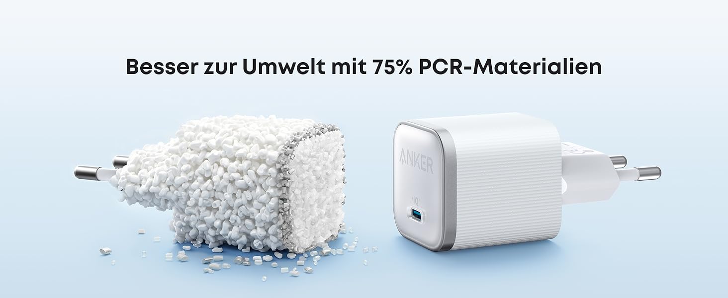 Anker Nano 45W USB-C Зарядний пристрій: Компактний мережевий адаптер для швидкої зарядки iPhone 17/Pro/Max, MacBook, Pixel, iPad, Samsung Galaxy (з кабелем 1.8м) - Білий