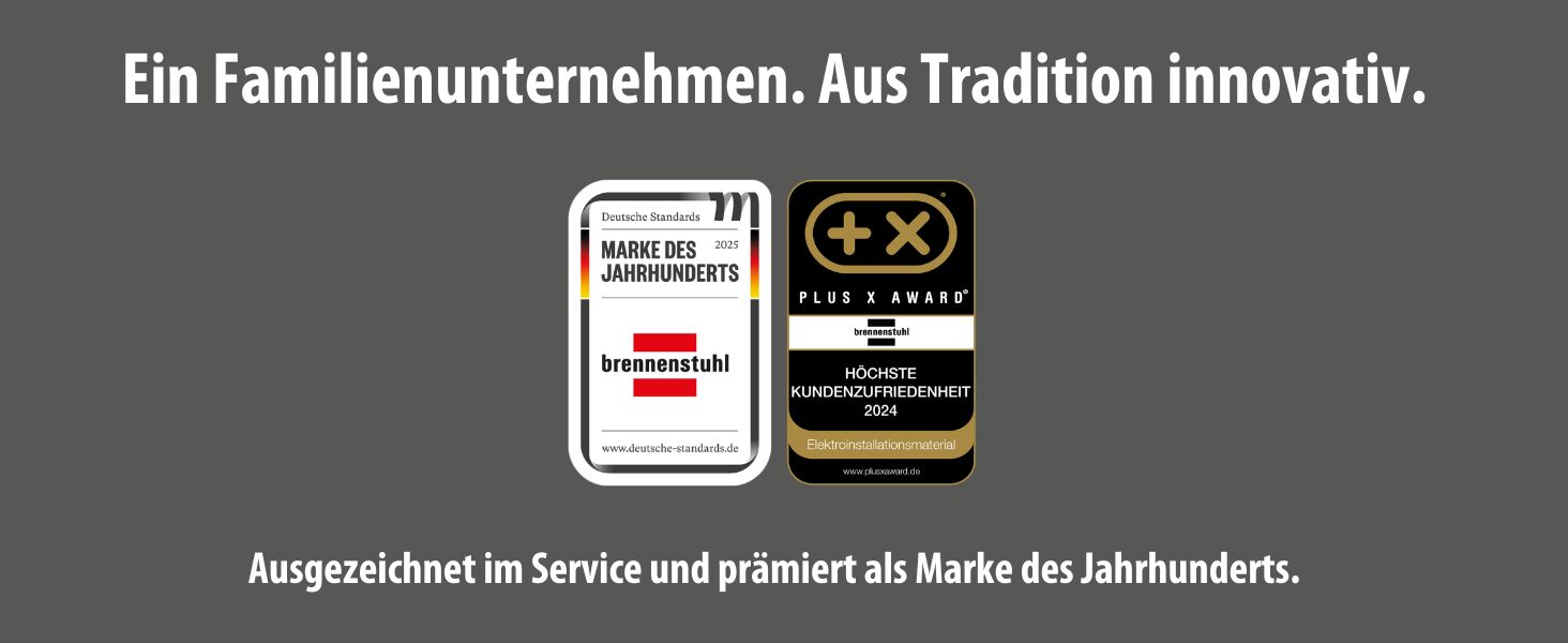 Бренненштуль Premium-Protect-Line Розподільник розеток 6-фазний з захистом від перенапруги 60 000 A (з вимикачем та 3м кабелем, Made in Germany) Срібний/чорний, Нова версія Single