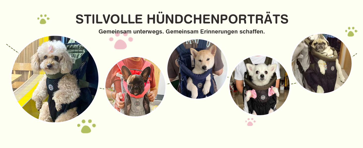 Рюкзак для собак Allsopets - легкий, дихаючий, зручний, з безпечною лінійкою, для подорожей, прогулянок на природі (оливковий, M)