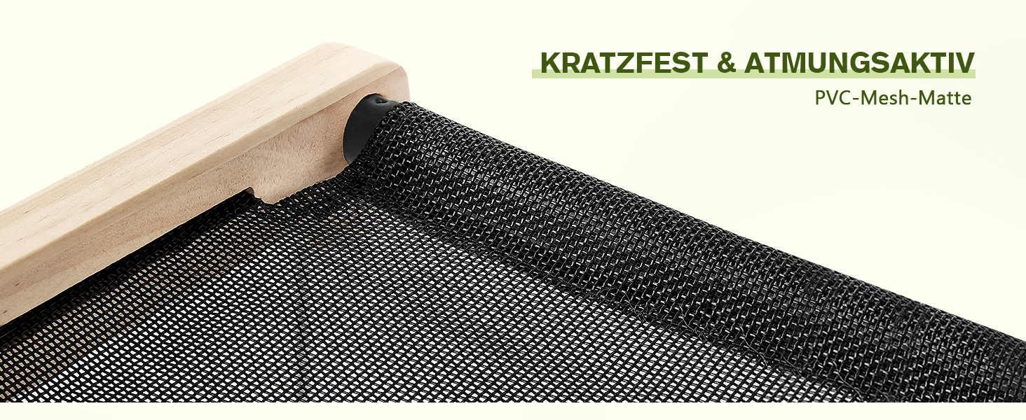 Ліжко-гамак для котів на вікно до 15 кг з масиву дерева та металу, 46 x 32 см