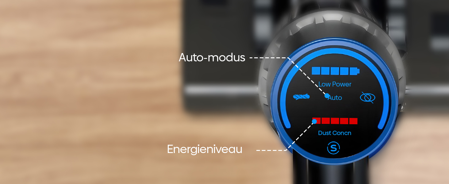 Акумуляторний пилосос Olvy 2-в-1 з функцією миття підлоги, для шерсті тварин, килимів та твердих поверхонь, бездротовий, без мішка, потужність 35KPA, 5 режимів, LED-дисплей, легкий, з HEPA-фільтром та аксесуарами