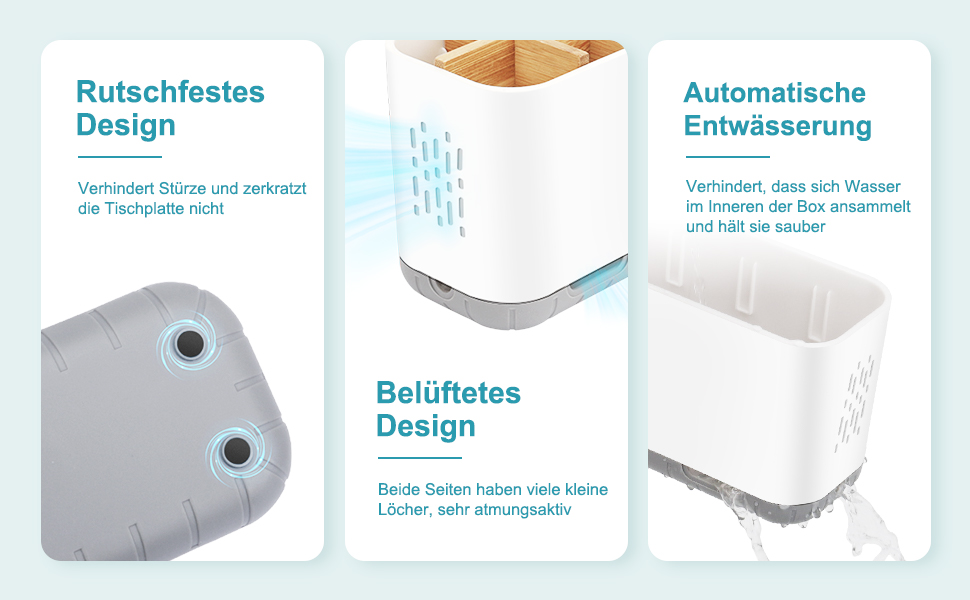 Тримач для електричної зубної щітки: органайзер для ванної кімнати, знімний, з отвором для стоку, для сім'ї та дітей (білий, великий)