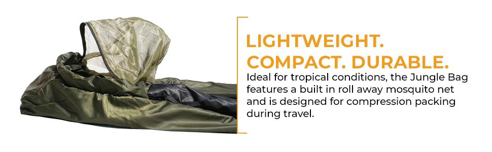 Сумка-мішок Snugpak Jungle Bag, чорний спальний мішок з блискавкою зліва
