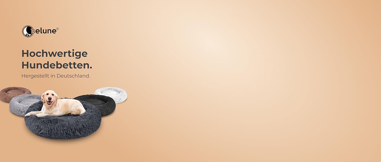 Belune® Лежанка для собак [знімний, пральний чохол] - Оригінал - [S, 70 см, Темно-сірий] Кошик для собак, ліжко для котів, лежанка для собак, собаче ліжко, пухнасте ліжко для великих, середніх та маленьких собак S (70 см) Темно-сірий