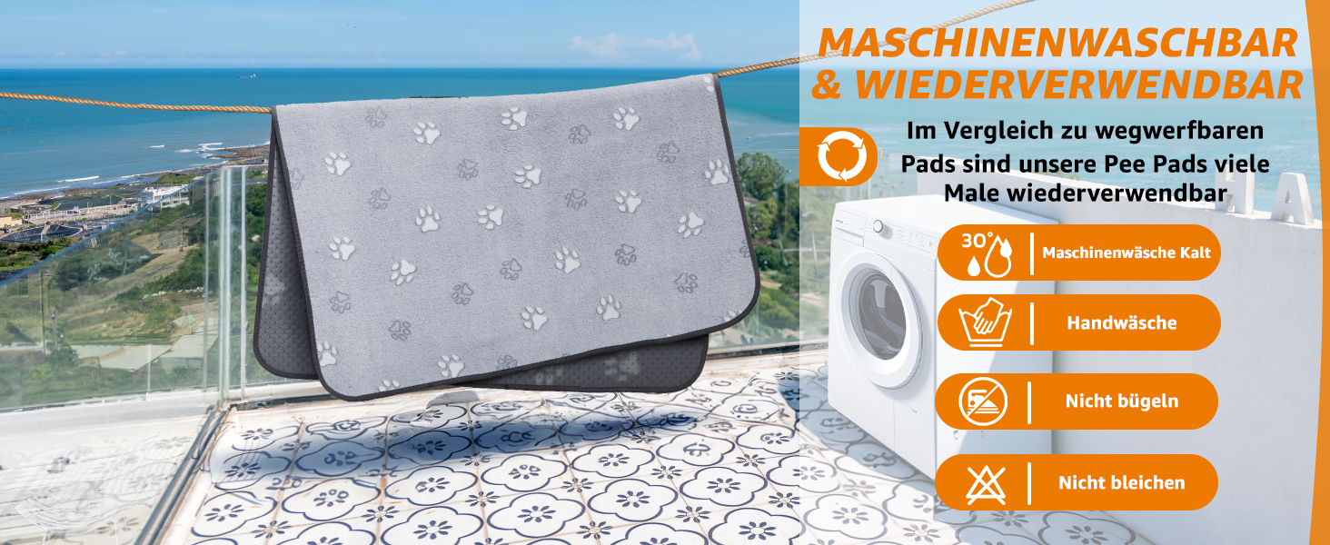 Підкладки для тварин PICK FOR LIFE, 2 шт., 70x100 см, швидко поглинаючі, для цуценят та собак, сірі