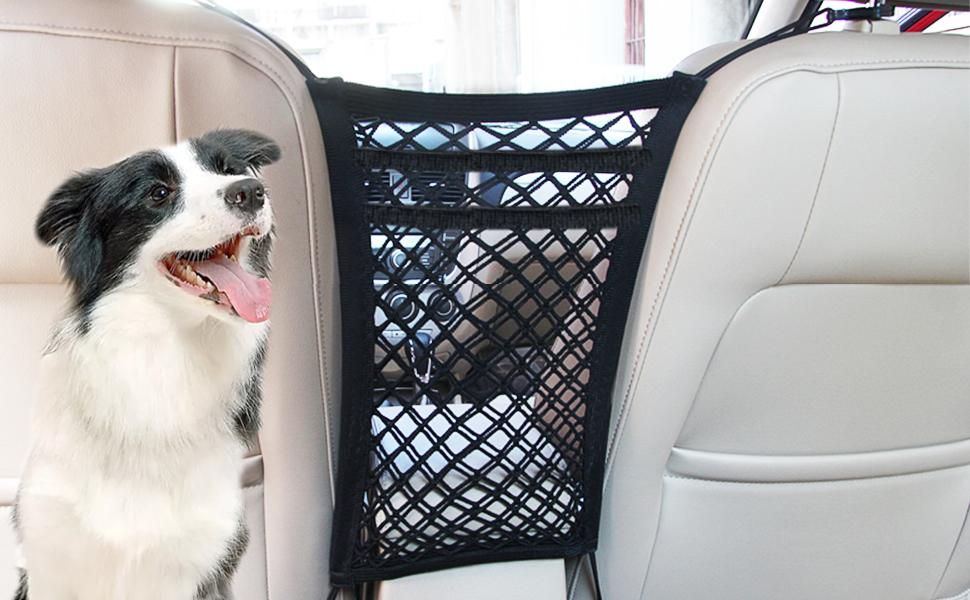 Сітка для собак у машину 120x70 см - захист та безпека на задньому сидінні для авто, позашляховиків та легкових автомобілів