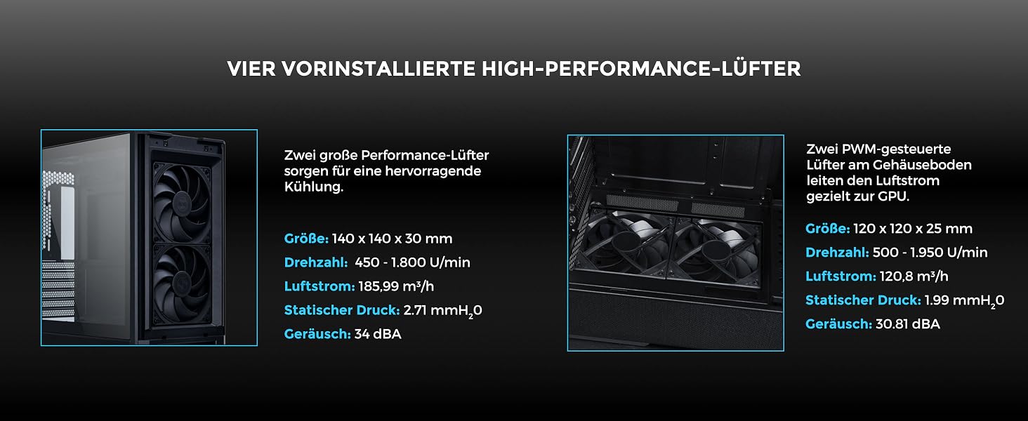 Ігровий корпус для ПК Lian Li LANCOOL 207 Digital ATX Midi Tower, чорний, з LCD-дисплеєм, підтримка відеокарт до 375 мм та радіаторів до 360 мм