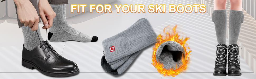 Спортивні грілки для ніг Svpro з акумулятором для чоловіків та жінок. Електричні грілки для ніг, теплі, для кемпінгу, полювання, сірі (L).