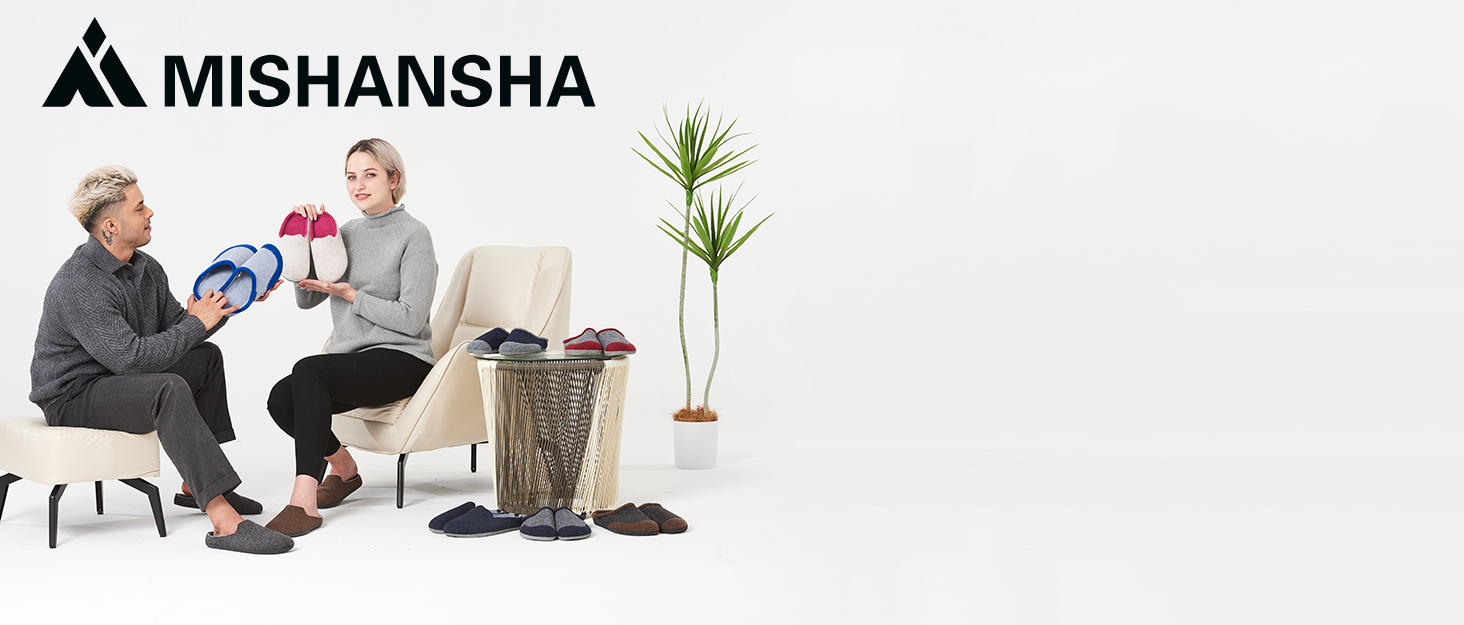 Тапочки домашні Mishansha з повсті зимові жіночі та чоловічі, розмір 43 EU (темно-коричневі)
