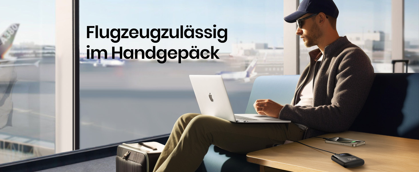 Power Bank INIU 10000mAh з швидкою зарядкою 22.5W, USB-C, PD3.0, QC4.0 - для iPhone, Samsung, iPad та інших пристроїв