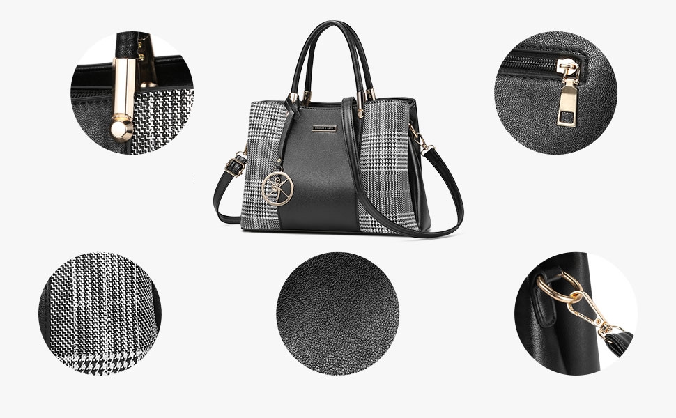 Жіноча сумка-шопер VINBAGGE з PU шкіри, чорна. Сумка через плече для офісу та на кожен день