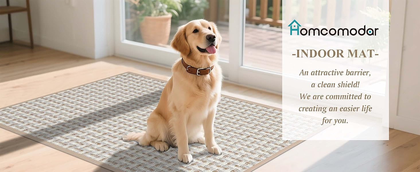 Килимок для дому, антиковзаюча підлога, килимок для входу, 60x90 см, золотий