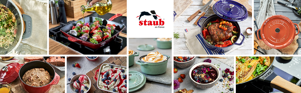 STAUB Овальна форма для запікання з кришкою, 23 см, 1 л, чавун, чорна, для всіх типів плит та духовки, індукція