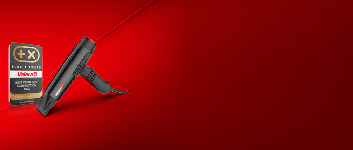 Професійний фен Valera Swiss Silent Jet Light 7500 Ultrablack: потужний мотор PM-Pro, 2000 Вт, іонізація, 6 температурних режимів