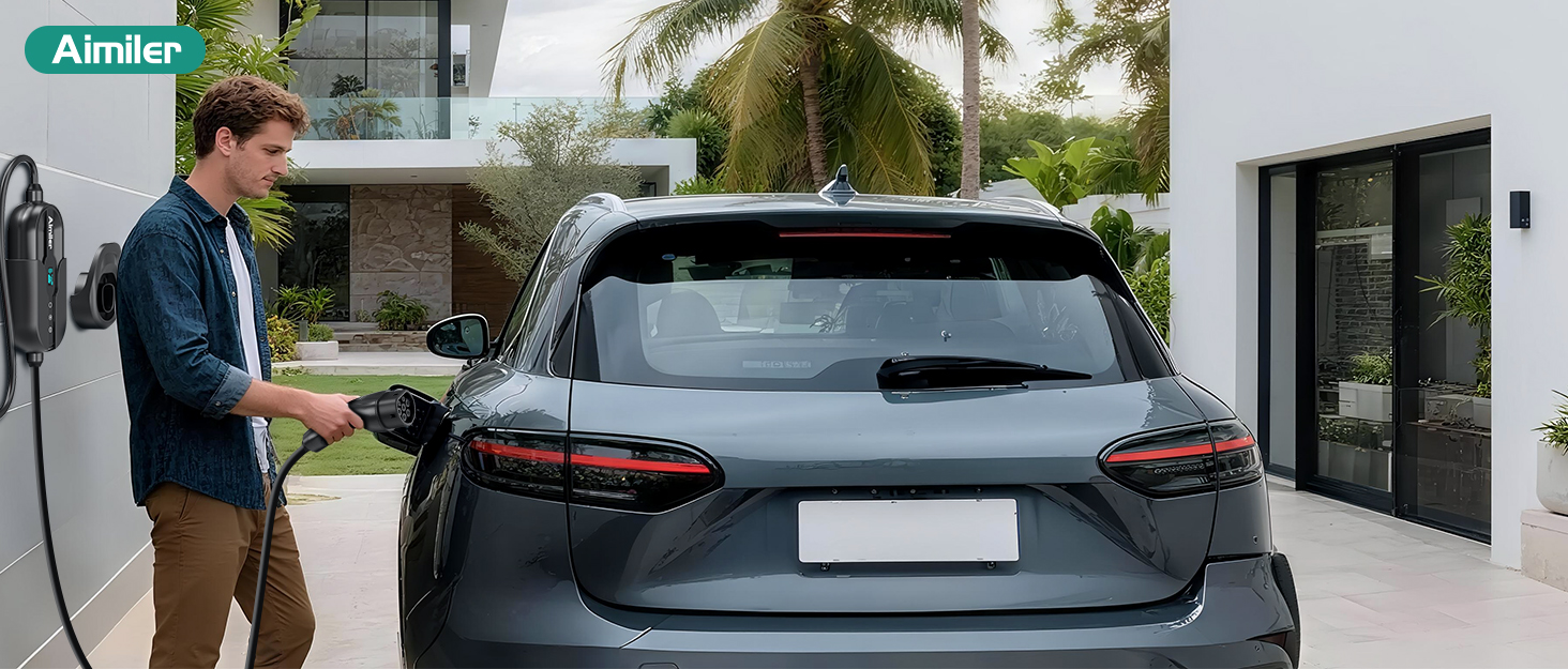 Зарядний пристрій Wallbox 11 кВт з додатком, 400V (8-16A), 3 фази, мобільна станція, кабель CEE Typ 2, IP66, OLED, для електромобілів Model Y/3, ID.3/4/5, MG4, Zoe та інших PHEV/EV, 11 кВт, 16A, CE