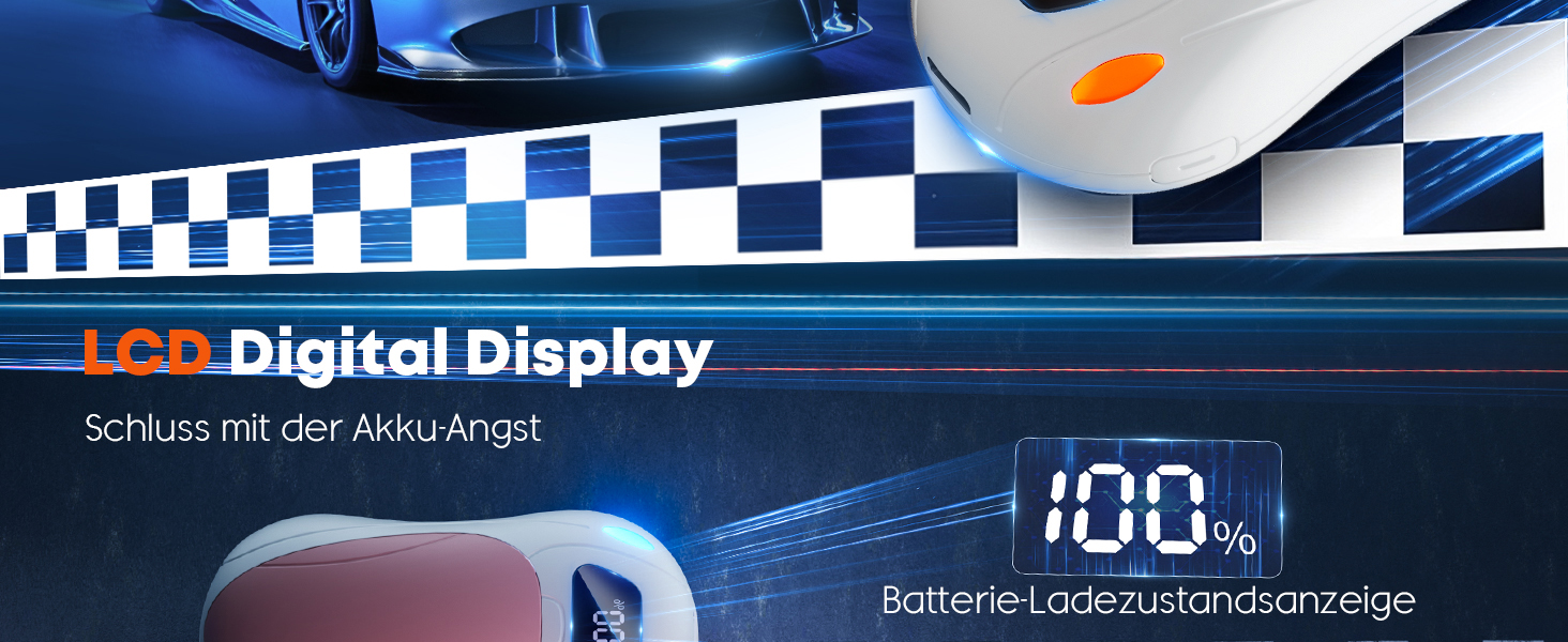 Електричні грілки для рук 2 шт. 12000 mAh з магнітним двостороннім нагріванням та цифровим індикатором температури та заряду батареї для відпочинку на природі/кемпінгу (Білий-Рожевий)