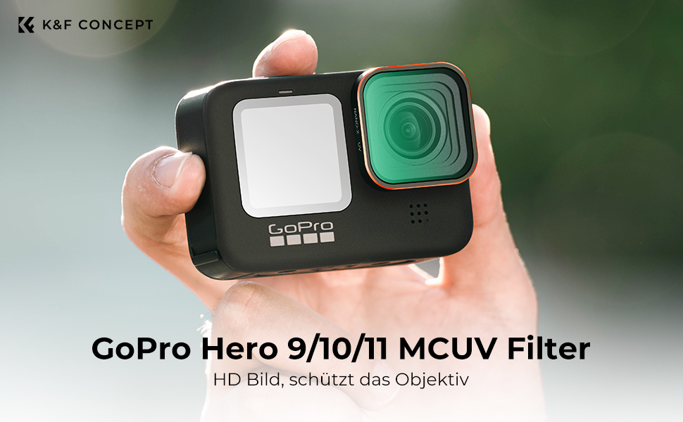 Набір фільтрів K&F Concept ND/CPL для GoPro Hero 13/12/11/10/9 Black (6 шт.) з UV-фільтром