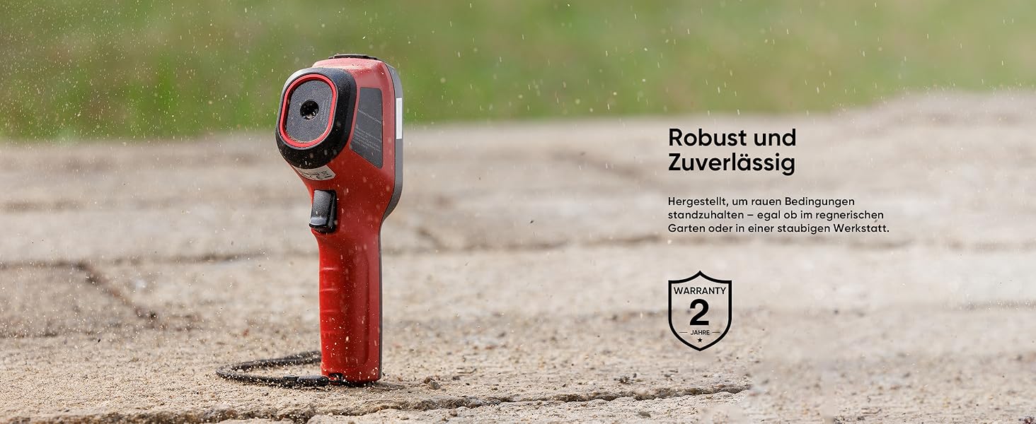 Термометр Eco Lite: діапазон -20°C до 550°C, візуальний дисплей, інфрачервоний датчик, HVAC-інструмент, подвійний режим, 14 годин роботи