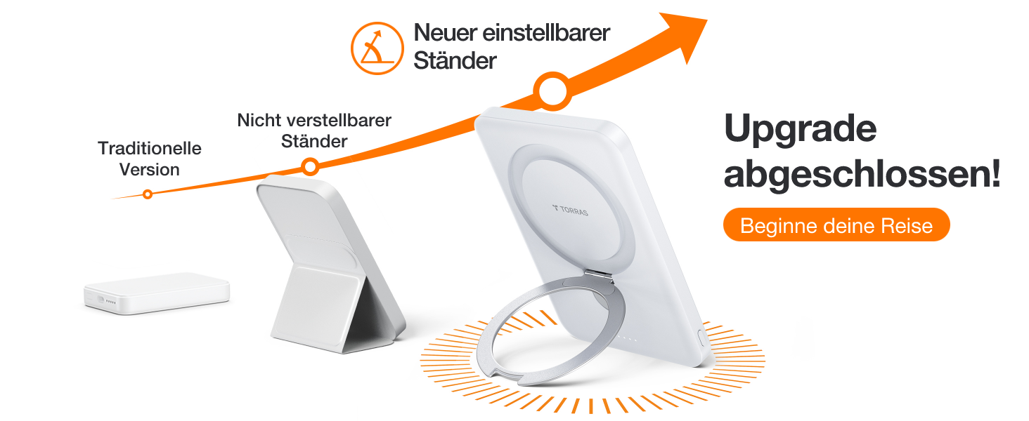 TORRAS Power Bank 5000mAh з MagSafe, 22.5W PD, USB-C, для iPhone 17 Pro Max та інших моделей