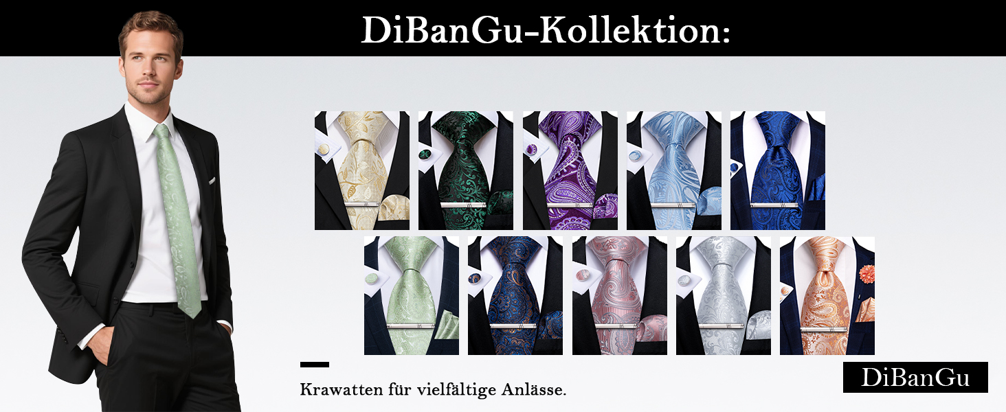 Чоловіча краватка з візерунком пейслі, шовкова краватка, нагрудна хустинка, запонки, краватки-кліпса для весілля та випускного, темно-синій