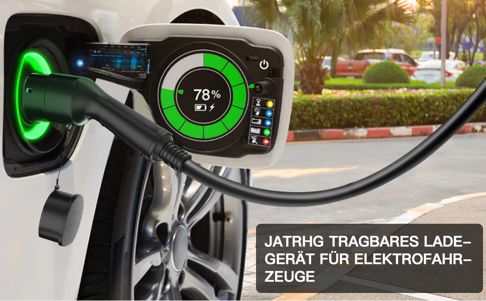 Зарядна станція для електромобіля Typ 2, 3.6kW, 20м - 16A/13A/10A/8A
