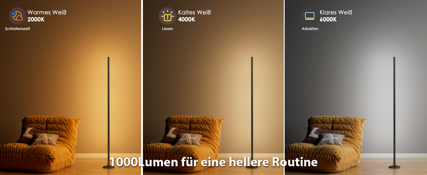 LED-підлогова лампа WISIMMALL з RGBIC підсвічуванням, 170 см, диммування, керування пультом/додаток, 16 млн кольорів, 300 режимів, музичний синхронізатор для вітальні, спальні, ігрової кімнати