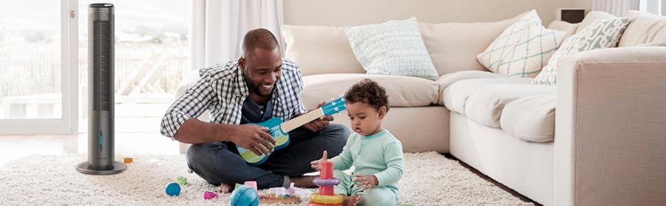 Зволожувач повітря Cecotec EnergySilence 2000 SkyCool, 60W, 3л, для ефірних олій, 3 швидкості, 50° осциляція, чорний