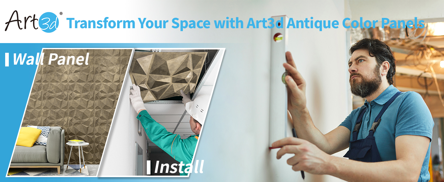 3D панелі для стін Art3d