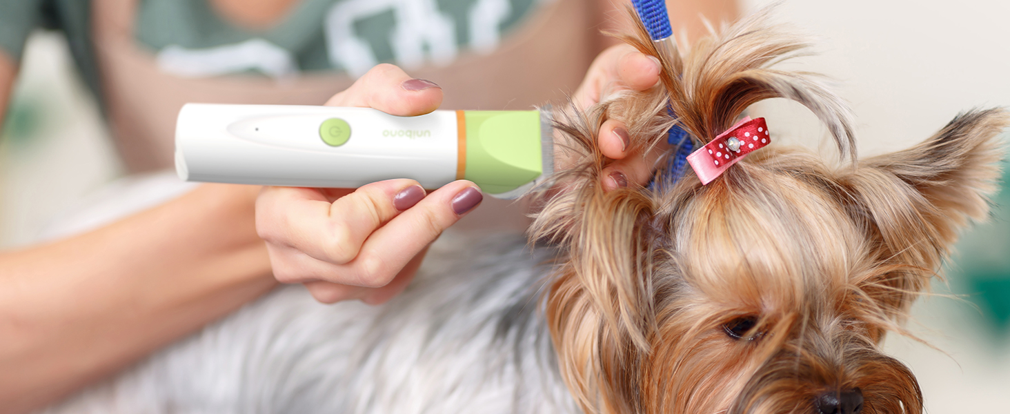 Набір для стрижки собак та котів Leise: акумуляторний тример з 4 насадками, водонепроникний (IPX7), для тіла, мордочки, вух та лап